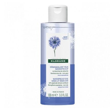 Klorane Waterproof Eye Makeup Remover With Cornflower 100Ml