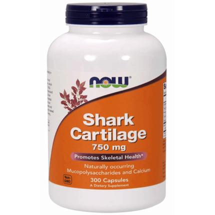 Now Foods Shark Cartilage 750Mg Skeletal Health Support 300 Capsules - Image 4
