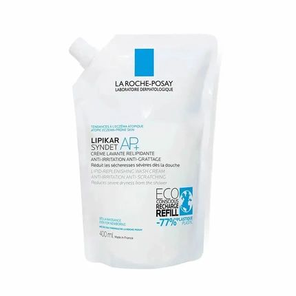 La Rocheposay Lipikar Syndet Ap Lipid Replenishing Cream Wash 400Ml For Dry Skin - Image 3