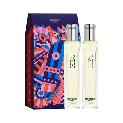 Hermes H24 2-Piece Miniature Set For Men 2 X 15Ml Eau De Toilette Spray 0.50 Fl Oz