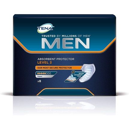 Tena Men Absorbent Display Screen Level 3 Pads 8 Pieces
