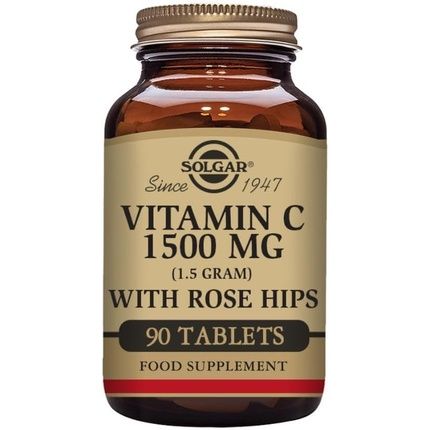 Solgar Vitamin C 1500Mg With Rose Hips Tablets 90 Count