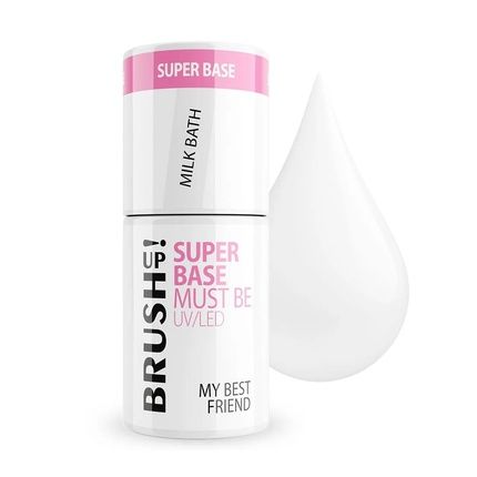 Brushup Super Base Must Be Uv Led Hybrid Nail Base My Best Friend Milk Bath 5G