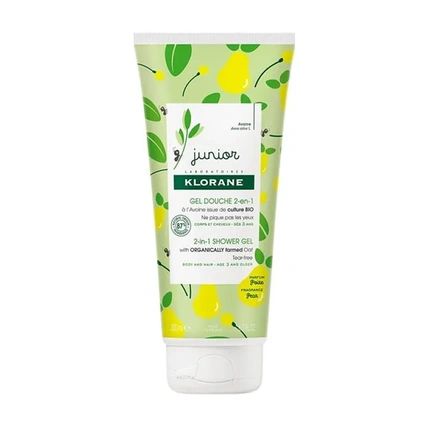 Klorane Junior 2In1 Shower Gel Body And Hair 200 Ml