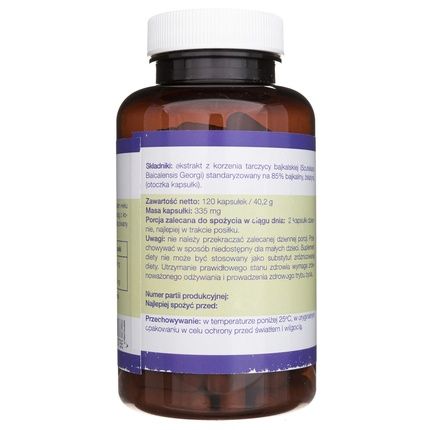 Medverita Bajkalina 85% Baikal Skullcap Extract 120 Capsules - Image 3