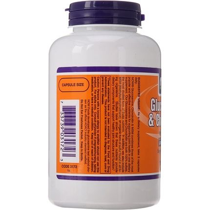 Now Foods Glucosamine Chondroitin Msm 180 Capsules - Image 3