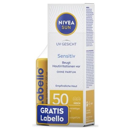 Nivea Sun Uv Face Sensitive Sunscreen Spf 50