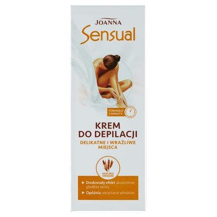 Joanna Sensual Hair Removal Cream For Sensitive Areas Oat Milk 100G