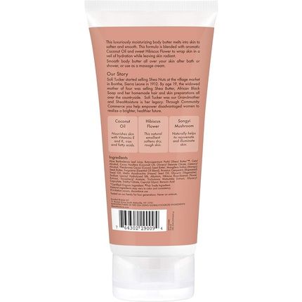 Shea Moisture Coconut & Hibiscus Body Butter Firming & Toning For Unisex