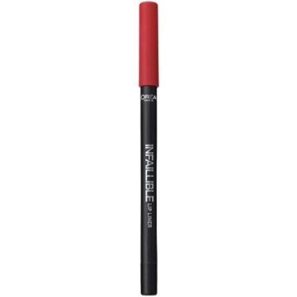 L'Oreal Paris Infallible Lip Liner 105 Red Fiction 1 Count