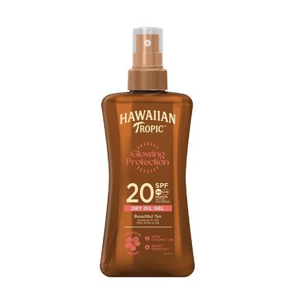 Hawaiian Tropic Glowing Protection Dry Spray Oil Spf 20 200Ml