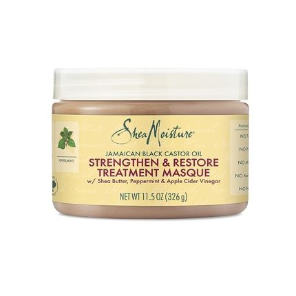 Sheamoisture Jamaican Black Castor Oil Treatment Masque For Dry Hair Paraben Free Hair Mask 11.5Oz