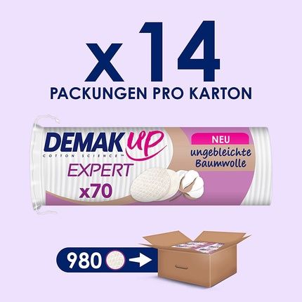 Demak 'Up 70 Cotton Pads - Pack Of 14