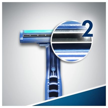 Gillette Blue Ii Plus Disposable Razor 20 Pieces - Image 3