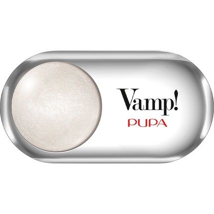 Pupa Milano Vamp Eyeshadow - 401 White Snow - Wet Dry - 1 Gram