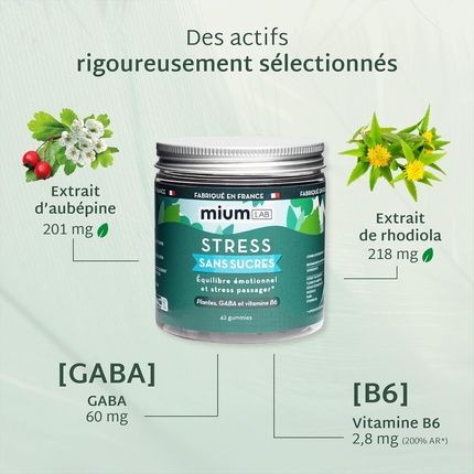 Mium Lab Anti-Stress Supplement Reduces Physical And Mental Fatigue - Balance