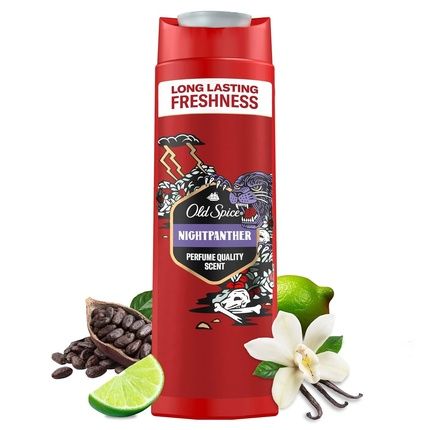 Old Spice Nightpanther Men'S Shower Gel & Shampoo 250Ml 3-In-1 Hair And Face - Image 3