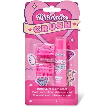 Set Of 2 Hair Clips And Lip Balm