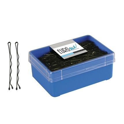 Eurostil Clips Black 70Mm - 100Gr