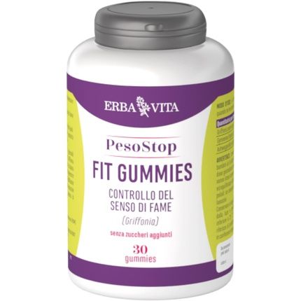 Erba Vita Peso Stop Fit Gummies Food Supplement With Griffonia