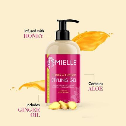 Mielle Organics Honey And Ginger Styling Gel 13Oz 384Ml - Image 3