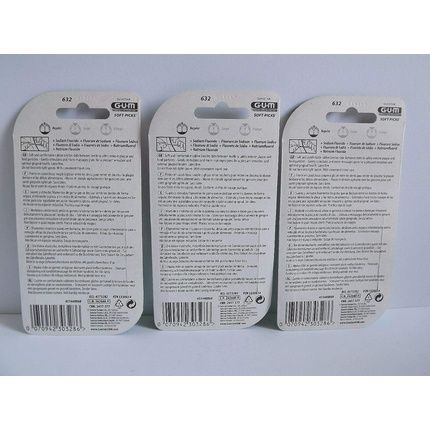 Gum Soft-Picks Original Interdental Brushes 40 Pieces 6 Pack (1 X 40 Pieces)