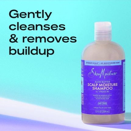 Sheamoisture Scalp Moisture Shampoo With Aloe Butter And Vitamin B3 - Image 3