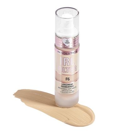 Makeup Revolution Irl Filter Longwear Foundation Medium To Full Coverage 23Ml F6 - Image 3