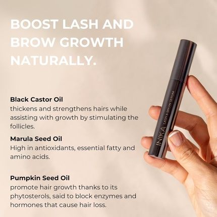 Inika Organic Lash & Brow Serum 7Ml