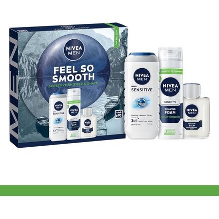 Nivea Men Feel So Smooth Skincare Gift Set - 3 Products