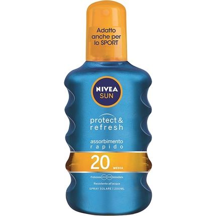 Protect & Dry Touch Fp20 Sun Spray Transparent 200Ml