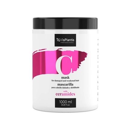 Vis Plantis Professional Hair Mask For Damaged Hair With Ceramides 1000Ml