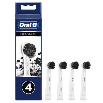 Oralb Electric Toothbrush Refill Pure Clean Charcoal