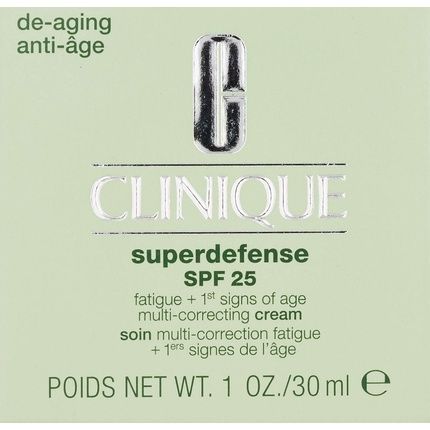 Clinique Superdefense Spf 25 Face Cream For Skin Types 1 & 2 30Ml