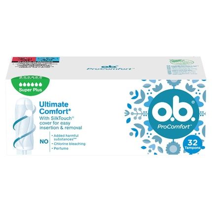O.B. Procomfort Tampons Super Plus - 32 Pieces