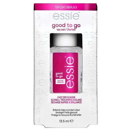 Essie Good To Go Nail Polish 135 Ml Top Coat For Quick Drying And Shine - Image 3