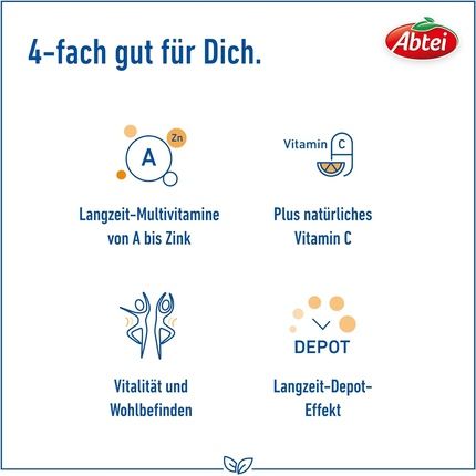 Abtei A-Z Complete Long-Term Multivitamins 40 Depot Tablets - Image 3