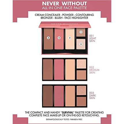 Pupa Never Without All In One Face Concealers 001 Light Skin - Image 3