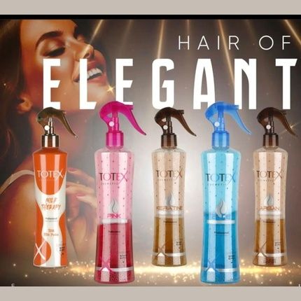 Totex 2 Phase Hair Conditioner Keratin Spray 400Ml - Image 3