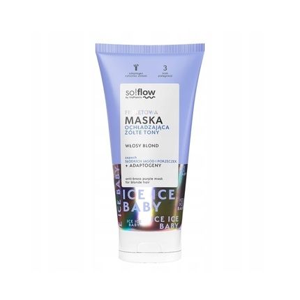 So!Flow Purple Cooling Hair Mask, 200 Ml