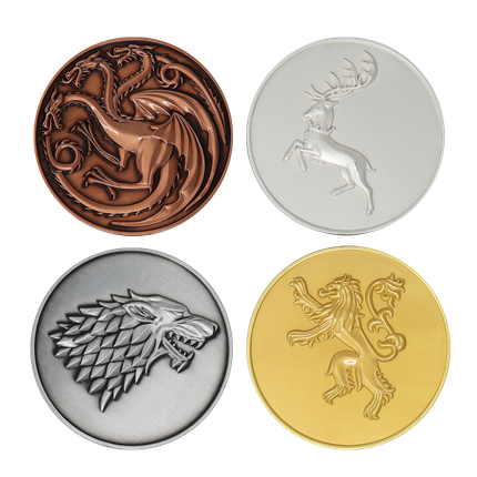 Game Of Thrones Limited Edition Sigil Medallion Collection