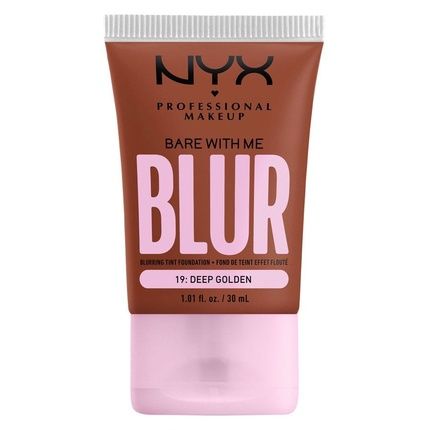 Nyx Bare With Me Blur Tint Foundation 19 Deep Golden
