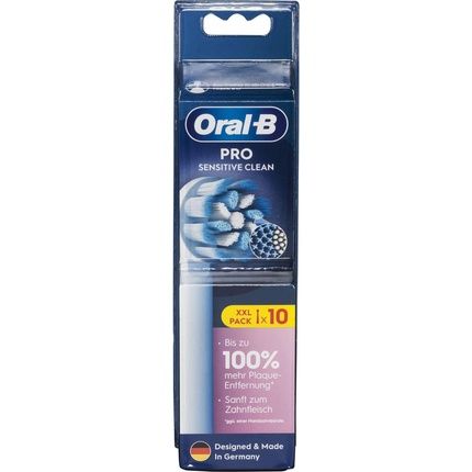 Oral-B Pro Sensitive Clean Replacement Brush Heads 10 Pack White