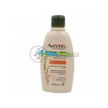 Aveeno Daily Moisturising Shower Gel With Yogurt Scented With Apricot And Honey 300 Ml