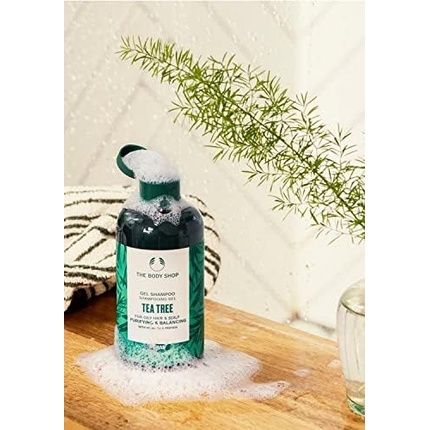 The Body Shop Tea Tree Purifying & Balancing Shampoo Gel For Oily Hair & Scalp