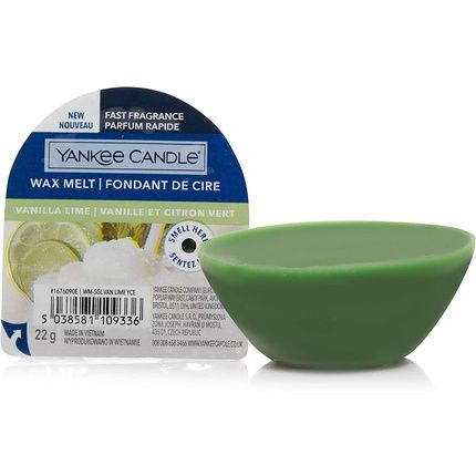Yankee Candle Wax Melts Vanilla Lime 1 Count
