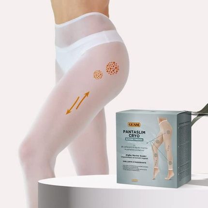 Guam Pantaslim Cryo Cold Action Ready To Use + Sauna Effect Pant, Firming Slimming Treatment 3 Treatments With Guam Seaweed, Made In Italy - Image 3