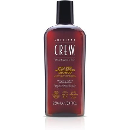 شامبو الترطيب العميق اليومي من أمريكان كرو 250 مل للرجال برائحة الحمضيات والنعناع