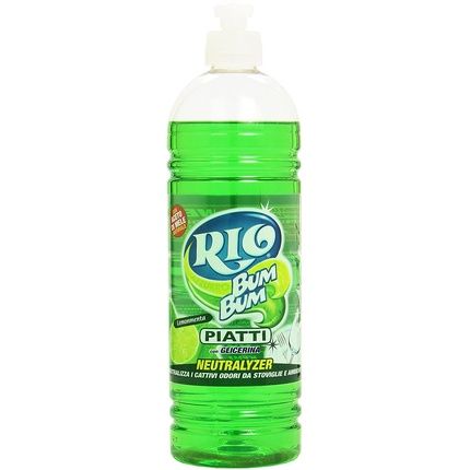 Rio - Bum Bum, Dishwashing Liquid With Glycerine Soap, Neutralyzer - 5 Bottles Of 800 Ml