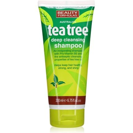 Beauty Formulas Australian Tea Tree Deep Cleansing Shampoo 200Ml